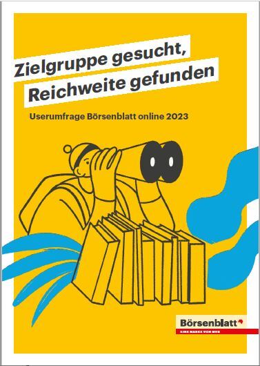 Webseite zu Börsenblatt online Userumfrage 2023